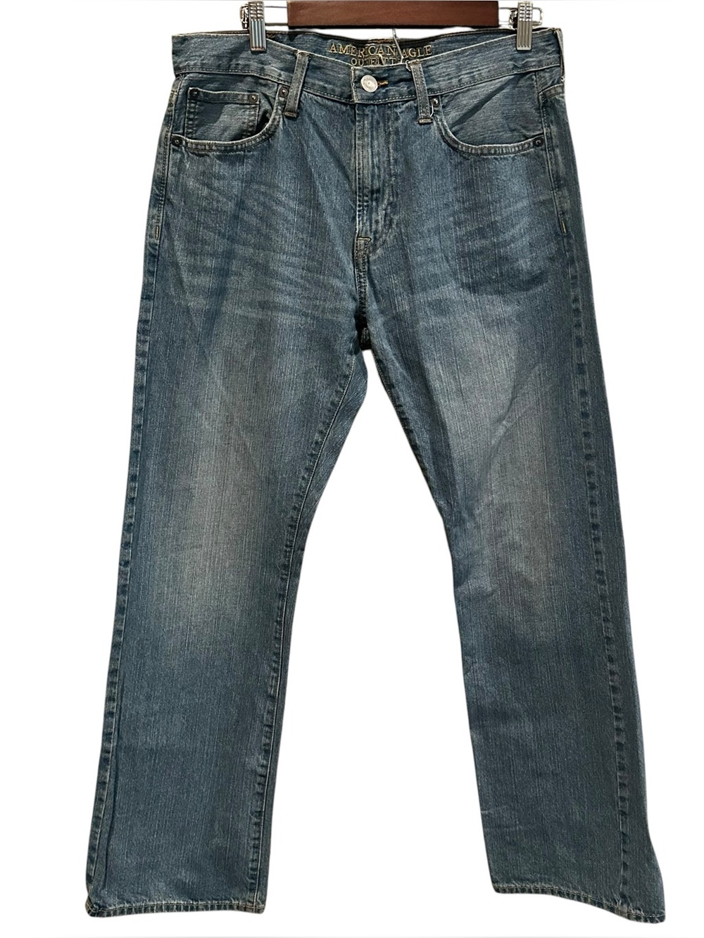 American Eagle Outfitters Blake Men’s Bootcut Jeans Blue Medium Wash Denim 33x32